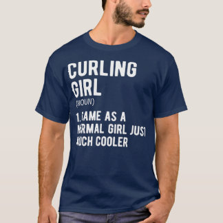 curling girl definition T-Shirt