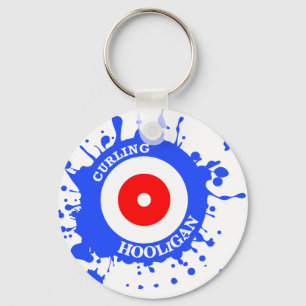 Curling Hooligan Keychain