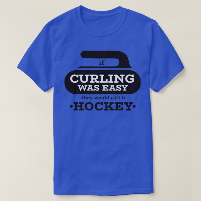 Curling ice curling stones broom tournament gift 1 T-Shirt (Design Front)