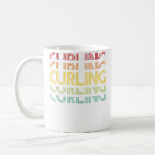 Curling Ice Stick Shooting Coffee Mug