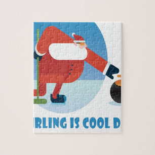 Curling Is Cool Day - Appreciation Day Jigsaw Puzzle