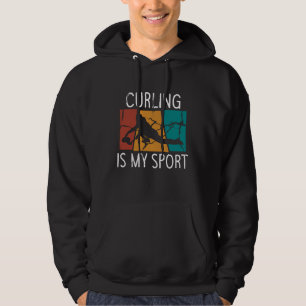 curling is my sport hoodie