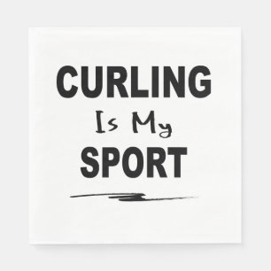 Curling is My Sport Paper Napkins