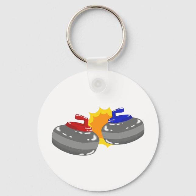 Curling Keychain (Front)