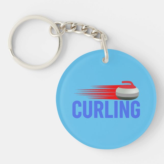 Curling Keychain (Front)