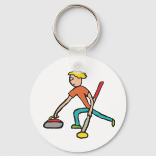 Curling Keychain