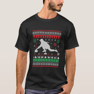 Curling laide de Noël Sweat laide vache de Noël