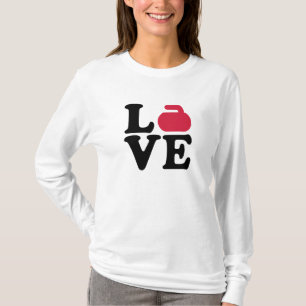 Curling love stone T-Shirt