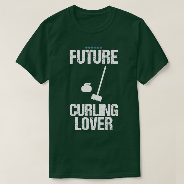 Curling Lover Funny Design For Gift 5 T-Shirt (Design Front)