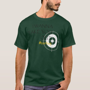 Curling PickUp Line I Wanna Take You Out Dark Grey T-Shirt