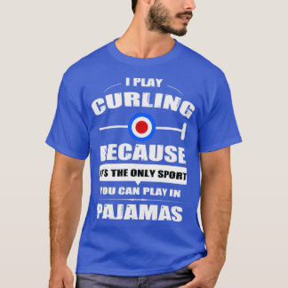 Curling Player Winter Sports Curling Stone Curler T-Shirt