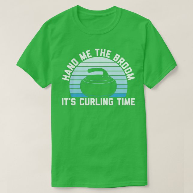 Curling Players 1 T-Shirt (Design Front)