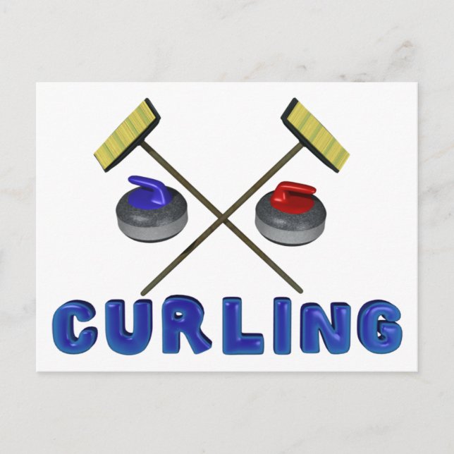Curling Postcards (Front)