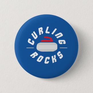 Curling Rocks! 2 Inch Round Button