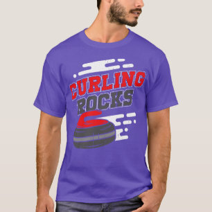 Curling Rocks Sport Curler Gift T-Shirt