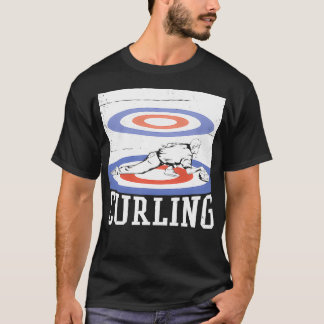 Curling Sport Funny Curling Player T-Shirt