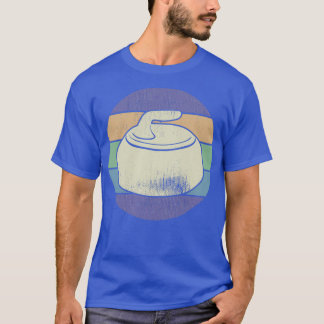 Curling sport motif T-Shirt