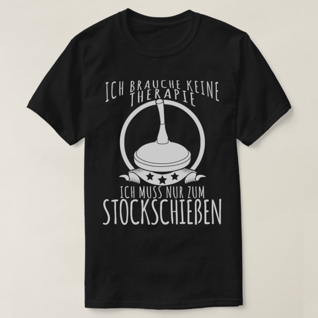 Curling Sports Stockportsport T-Shirt (Design Front)