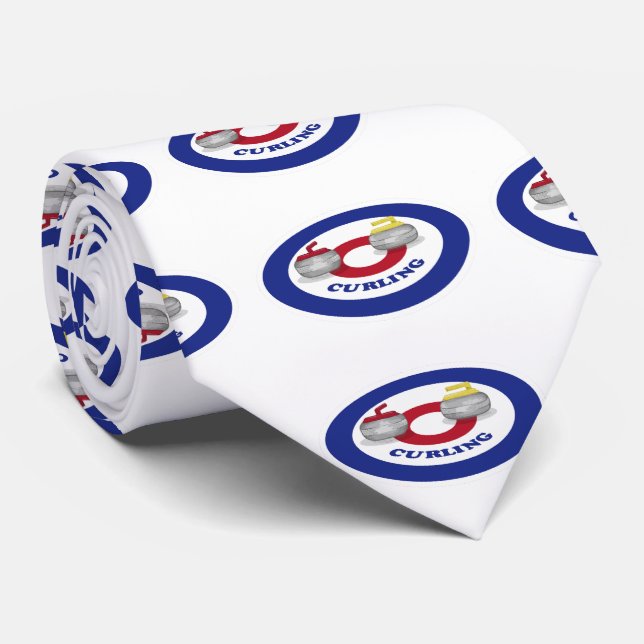 Curling stone tie (Rolled)