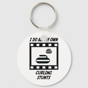 Curling Stunts Keychain