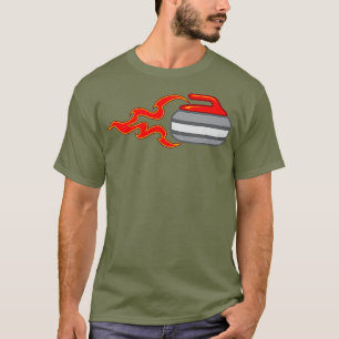Curling Sweep Stone Funny Trendy Ice Sports T-Shirt