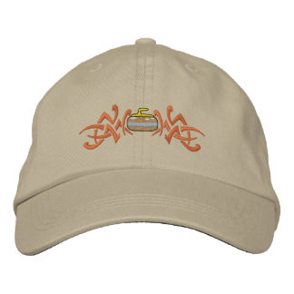 Curling Tribal Embroidered Hat