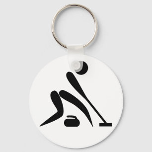 Curling - Universal Olympic World Symbol Keychain