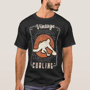 Curling Vintage Retro Classic Sport Love 1 T-Shirt
