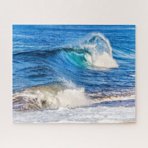 Curling Waves in Baja, Mexico Jigsaw Puzzle