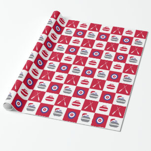 Curling wrapping paper