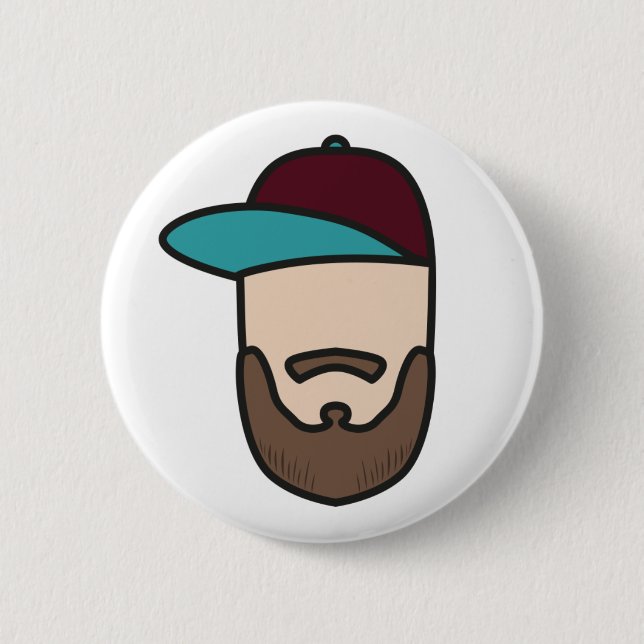 Curlingseb button white (Front)