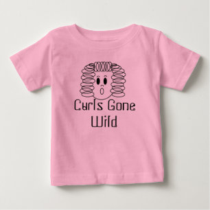 Curls Gone Wild Baby T-Shirt