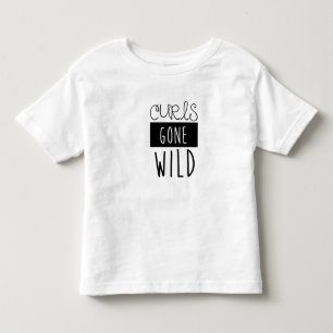 Curls Gone Wild Kids Tshirt