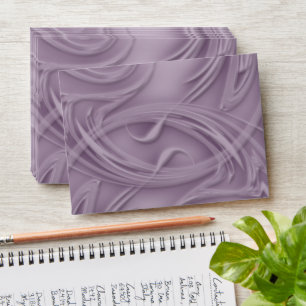 Curls Over Purple Envelopes