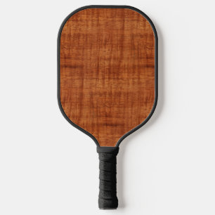 Curly Acacia Wood Grain Look Pickleball Paddle