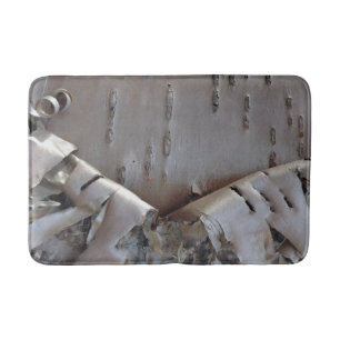 Curly Birch Bark Tree Rustic Bath Mat