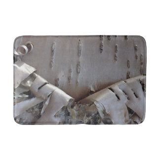 Curly Birch Bark Tree Rustic Bath Mat