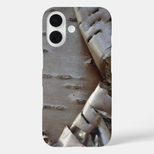 Curly Birch Bark Tree Rustic iPhone 16 Case
