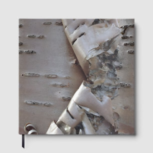 Curly Birch Bark Tree Rustic Guest Book