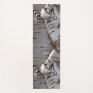 Curly Birch Bark Tree Rustic Yoga Mat