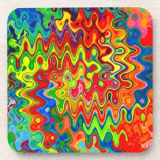 Curly Colours Cork Coasters Set