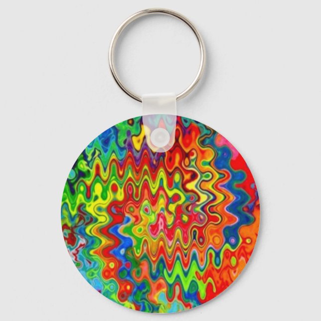 Curly Colours Keychain (Front)