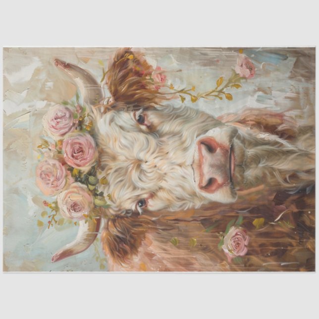 Curly Cow Tissue Paper (Front)