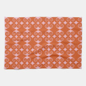Curly Diamond Pattern Kitchen Towel (Horizontal)