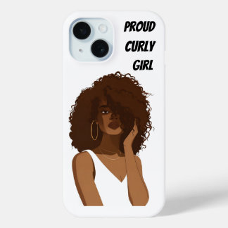 CURLY GIRL iPhone 15 CASE