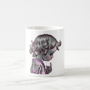 Curly Hair Girl mug 