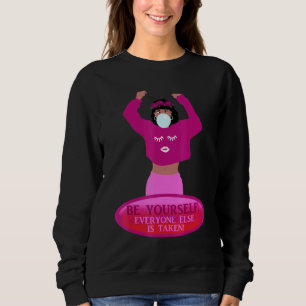 Curly Hair Lashes Lips Bubble Gum Midriff Tops Bel
