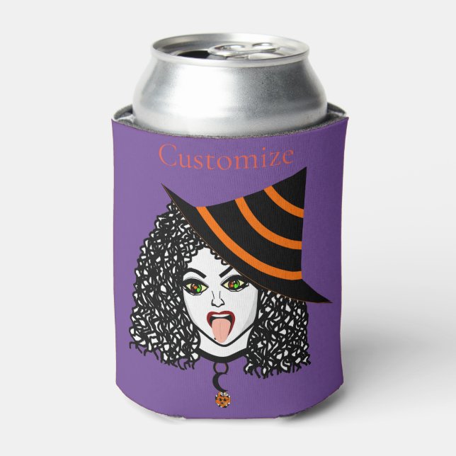 Curly-haired Witch Thunder_Cove Can Cooler (Can Front)