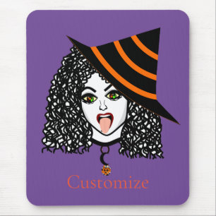 Curly-haired Witch Thunder_Cove Mouse Pad