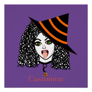 Curly-haired Witch Thunder_Cove Poster